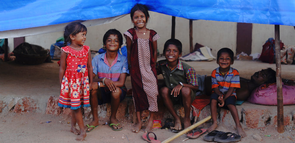 Providing a shelter from the rain can make all the difference during the monsoon weather in India