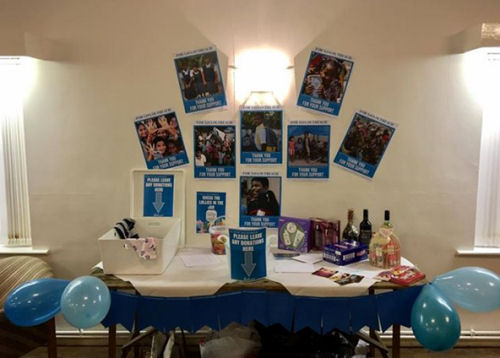 The Fundraising Stall and Photos created by Alice
