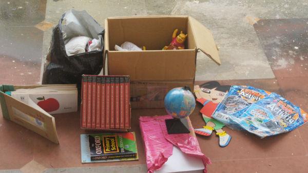 Selection of items donated by Rebecca Manari