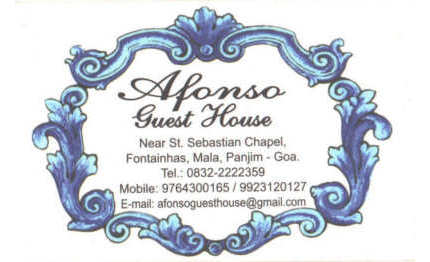 Thanks to Afonso Guest House and David Sutton for the donations
