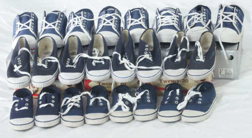 Some of the school shoes provided to the children this year
