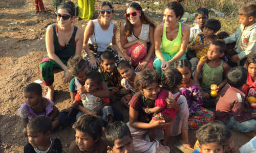 Azadeh and Friends joined in for the day entertaing the children