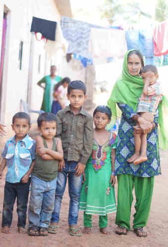 One of the new families wanting their children to go to school