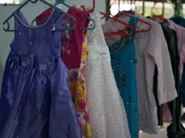 Just a sample of the clothes that were given recently.