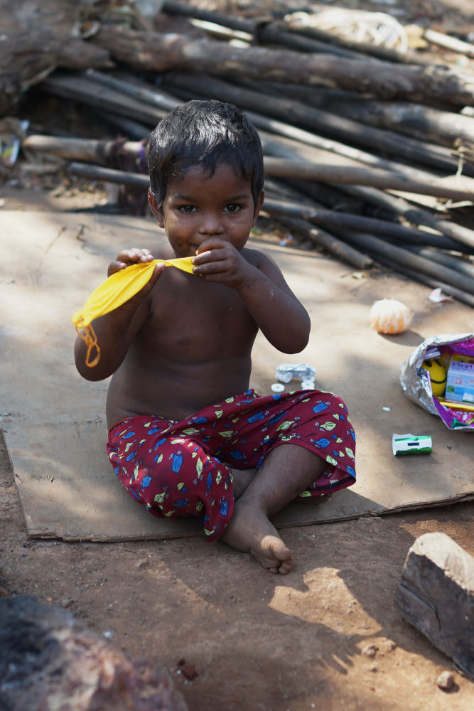Slum Child With Punch Balloon