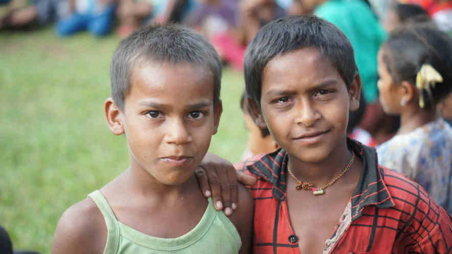 Boys Posing For Camera Goa