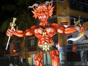 Large Diwali Monsters in Goa