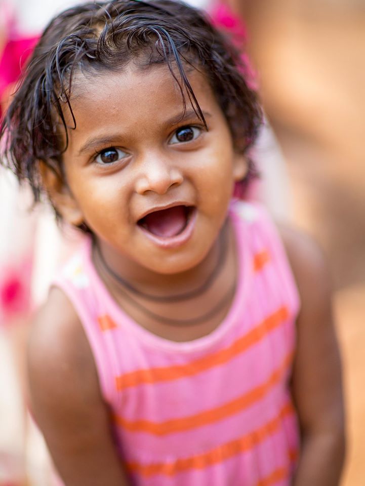 Smiling Girl In Pink