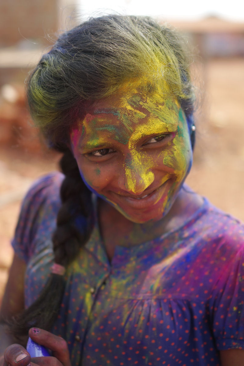 Holi Patterned Face