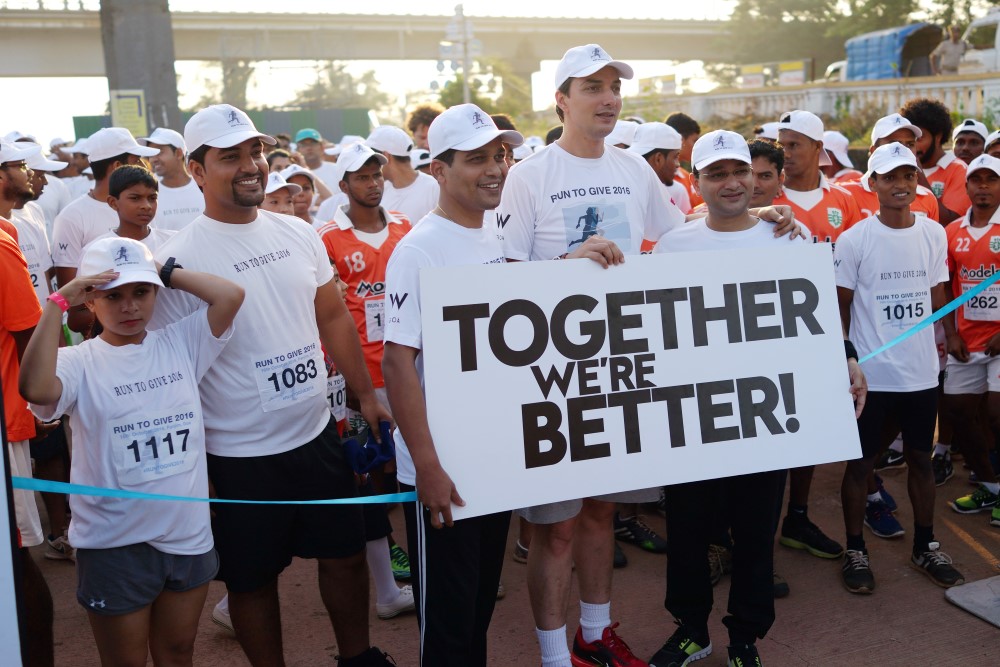 At The Start Of Run To Give