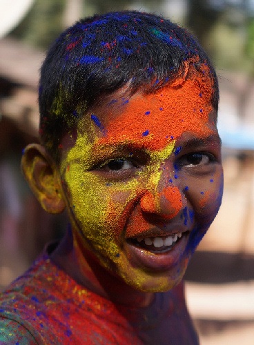 Holi Colours are fun but hard to get off