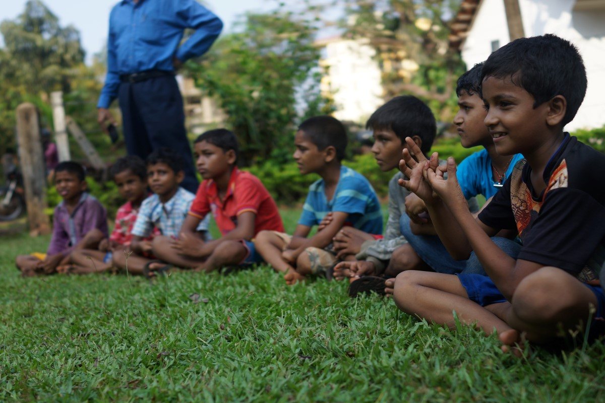 Boys Listening To Childline