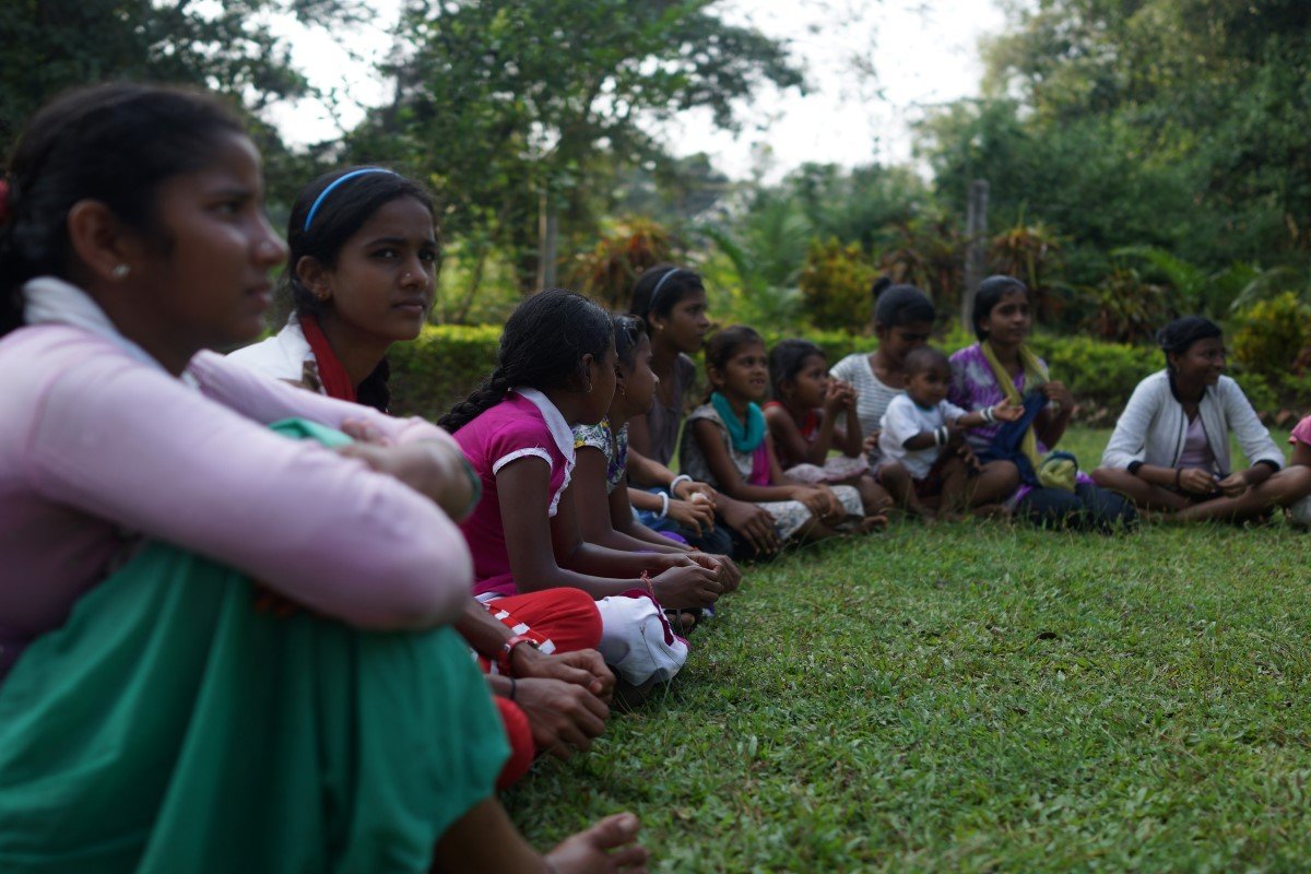 Girls Listening To ChildLine