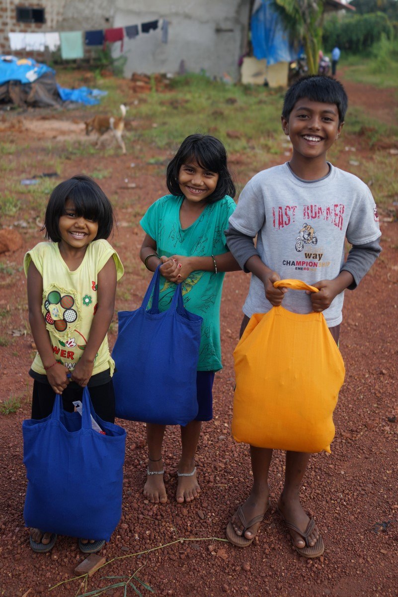 One Family Each Supported Child With Diwali Bag