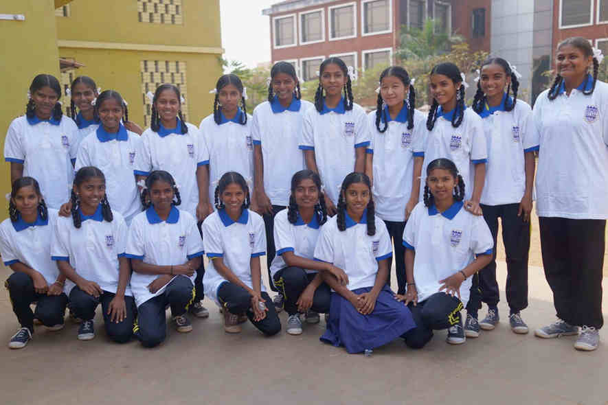 Football Shirts Given out to a Govt School in Porvorim