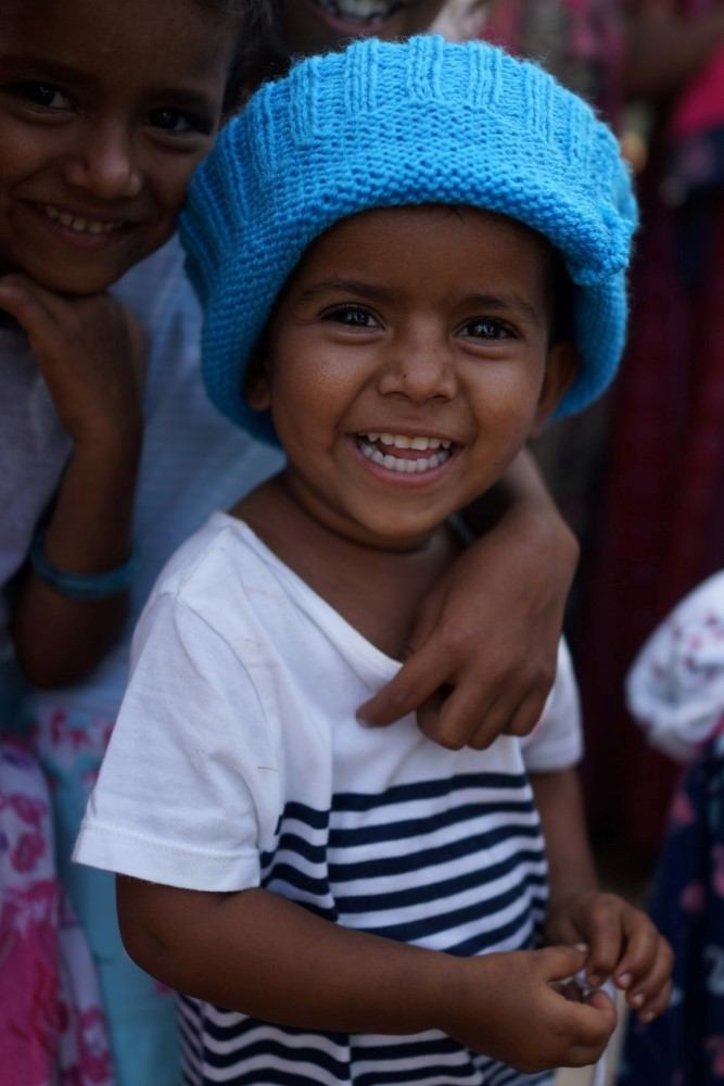 A Boy With Huge Smile