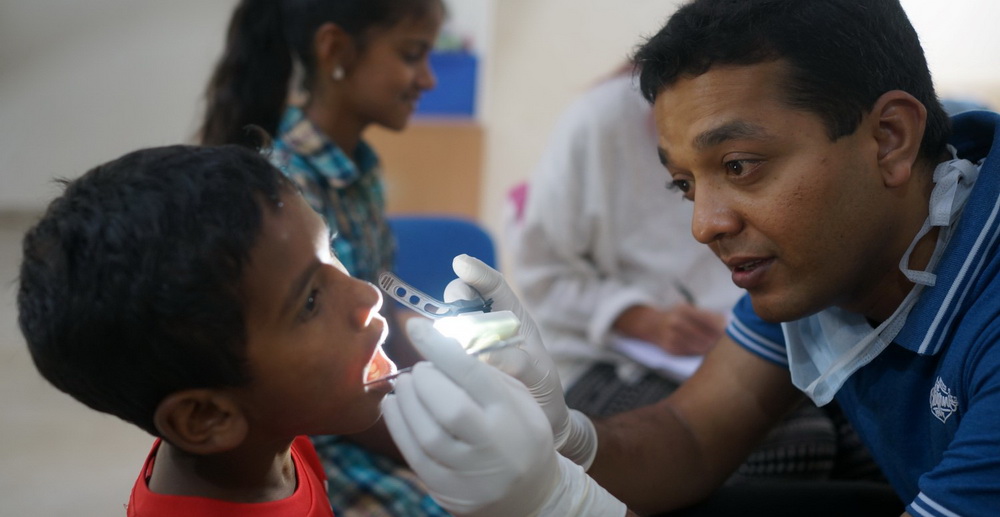 Free Dental Checkups for the kids at Goa Outreach