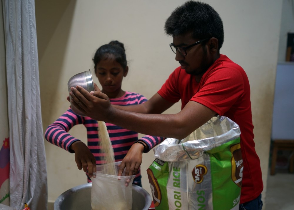 Preparing Ration Packs