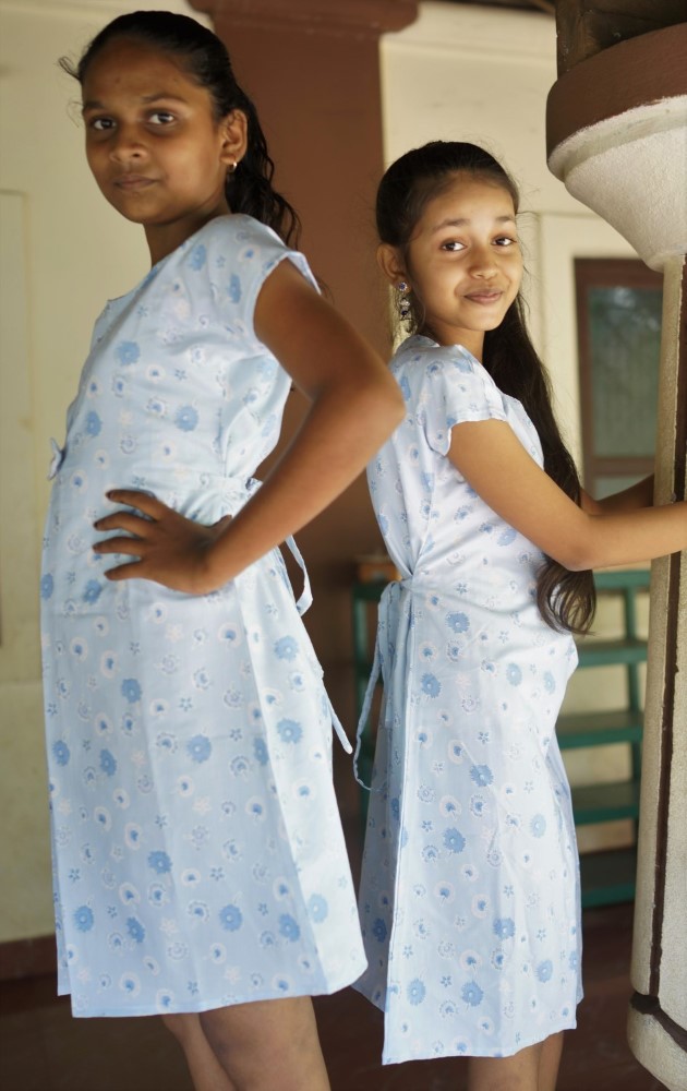 Two Girls In Summer Dresses