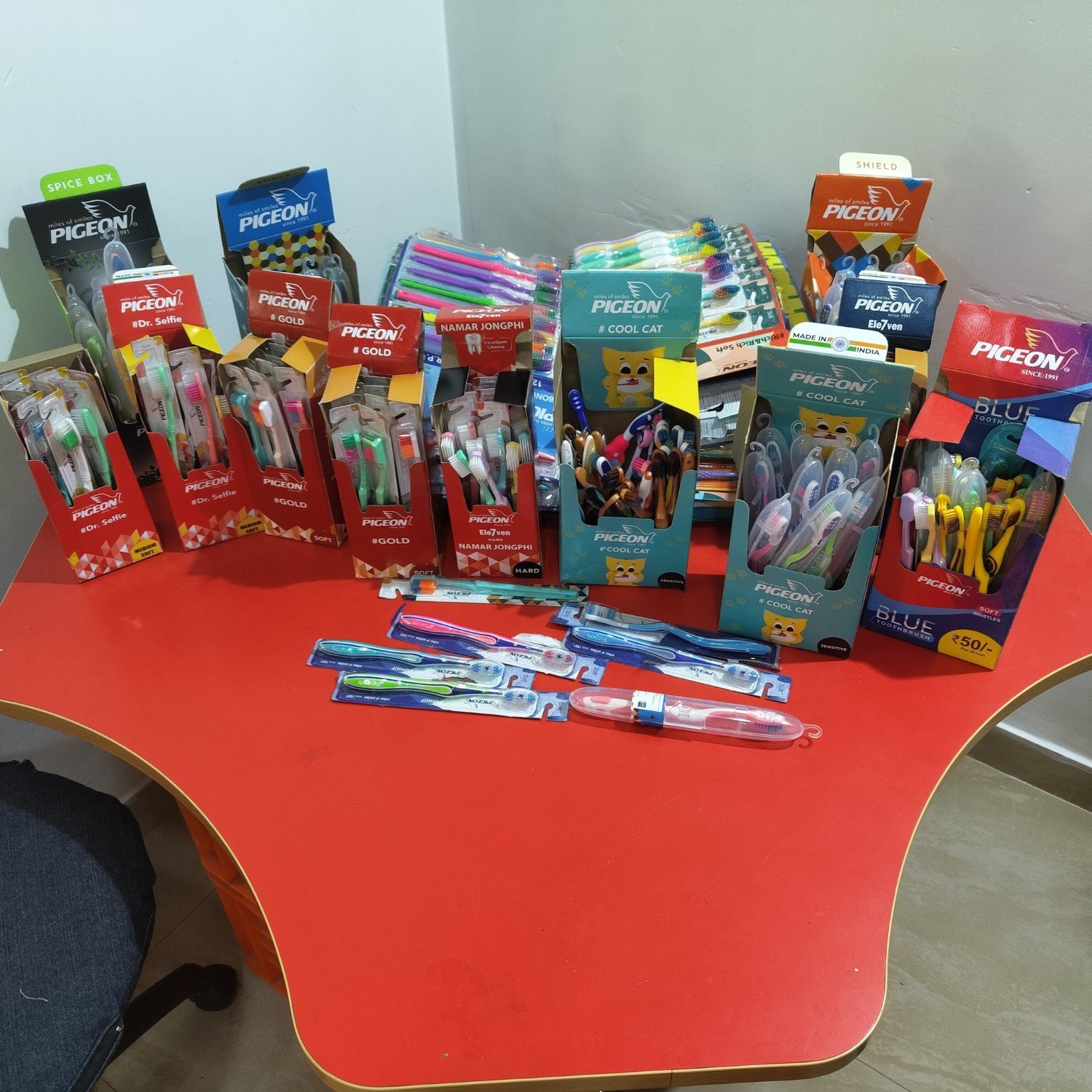 Donated Toothbrushes
