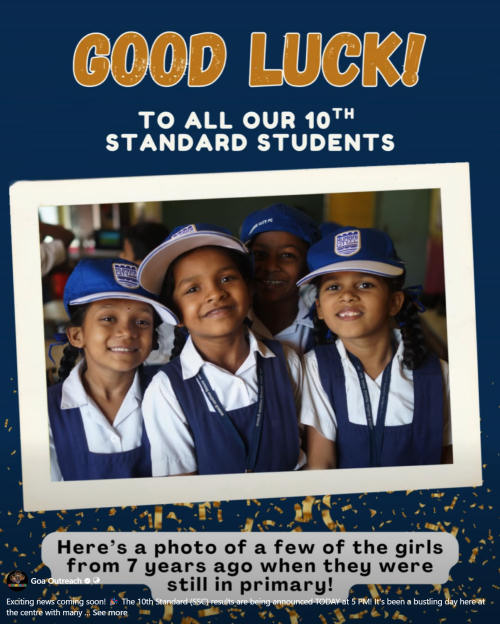 Goodluck for our 10th standard students