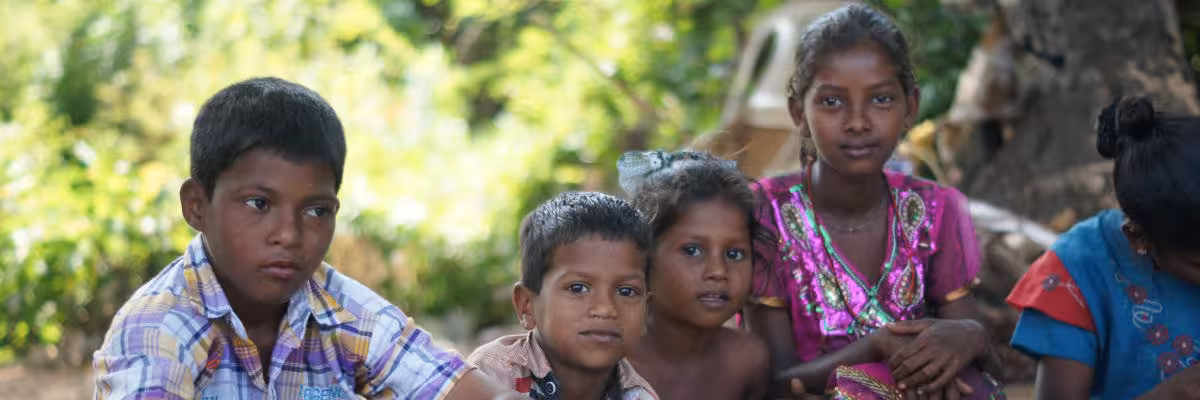 Slum Children In Margao.