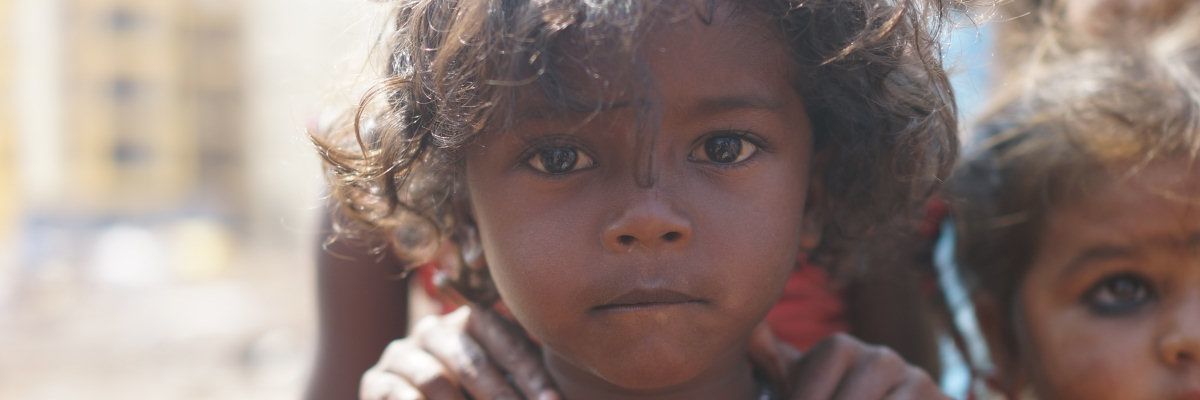 Child In Slums India