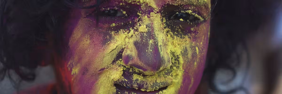 Holi Celebrations In Goa India.