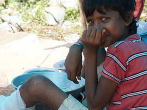 Providing First Aid to The Children in Goa, India