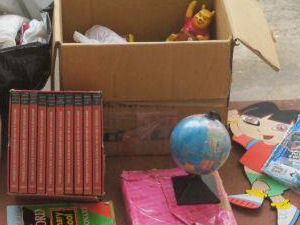 Selection of items donated by Rebecca Manari