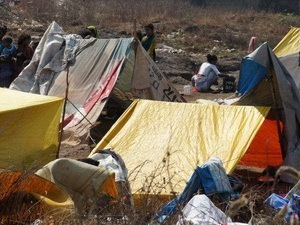 One of the slums in Karaswada, Mapusa