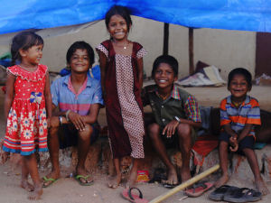 Providing a shelter from the rain can make all the difference during the monsoon weather in India