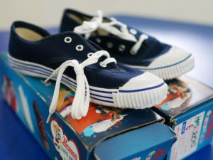 A sample of the school shoes we distributed at the end of November