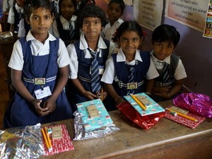 First week of January we visited a local government school with presents