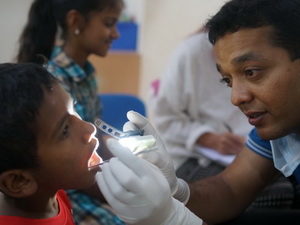 Free Dental Checkups for the kids at Goa Outreach
