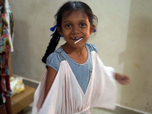 One of the lovely outfits donated by Sheila