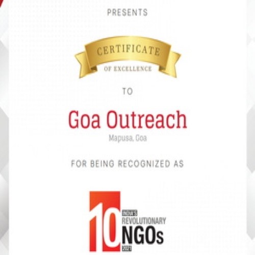 Certificate for Revolution NGO's in India 2021