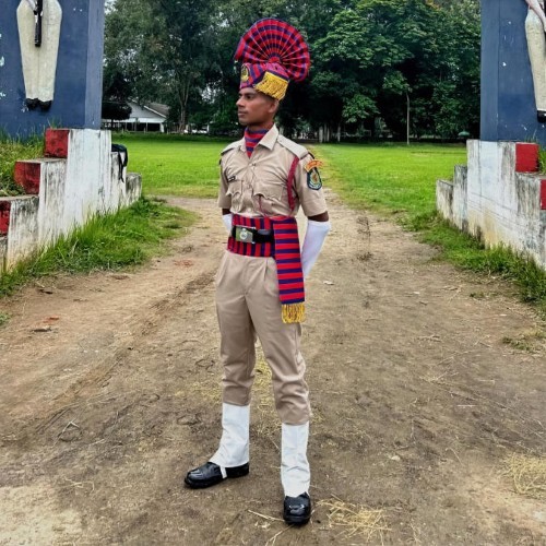 A young police officer