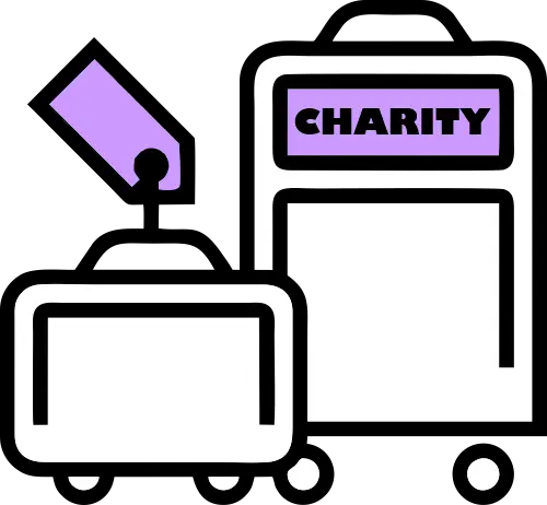 Charity Luggage for flights